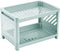 2 Tier Plastic Countertop Shelf Organizer Storage Rack, Multifunction Pantry Storage Organizer Kitchen Spice Rack Bathroom Shelf Organizer Tableto...