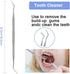 Dental Tools,Dental Picks,Dental Tools Kit for Teeth Cleaning,Stainless Floss Picks for Dentist, Personal,Pets Oral Care with Oral Mirror Tooth Ta...