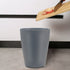 1.5 Gallon Small Trash Can,Round Small Wastebasket Garbage Can for Bathroom Bedroom Kitchen Countertop Under Sink (Gray, 2 Pack)...