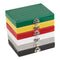 Heathrow Scientific HS15994B 100-Place Cork Lined Slide Box with Nickel Clasp, ABS, Cork, Green, 208mm Length, 175mm Width, 34mm Height...