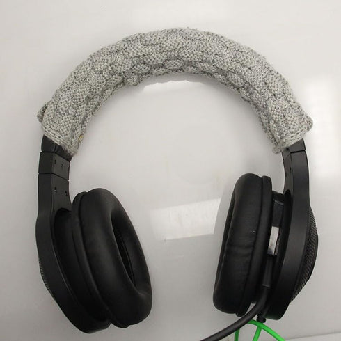 2 Pack Knit Headband Cover Universal Fabric Knitted Head Band Protector Cushion Pad Replacement for ATH m50x Bose QC35 II AKG K712 Pro Sennheiser ...