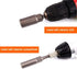 RUIAN 10mm Hex Magnetic Power Socket 1/4 inch Drill Bit Nuts Driver Set 80mm Length Adapter for Electrician Tools 2-Piece...