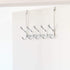 iDesign York Metal Over the Door Organizer, 5-Hook Rack for Coats, Hats, Robes, Towels, Jackets, Purses, Bedroom, Closet, and Bathroom, 15.28" x 5...