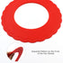 4 Pcs Mini Pie Crust Shields, Silicone Pie Pan Shield for Baking, Mini Pie Crust Protector 4 to 6 in (Red)...