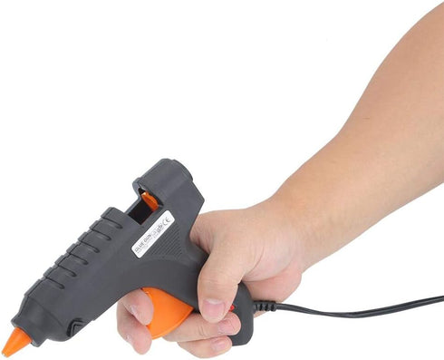 Hot Glue Gun, Ergonomic Handle Hot Glue Gun, for Artificial Flowers Paperboard Wood Products...