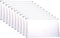 Plastic Envelopes with Zipper, 5 x 10 Clear Poly Envelope Folder for Money Receipts Coupons Bills, 10 Packs...