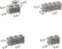 192PCS Masonry Walls Gray Building Bricks Loot Pieces Accessories Brick Bazaar Compatible Classic Creative Toy (Light Gray)...