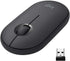 LOGI Pebble M350 Portable Wireless Mouse with Bluetooth or 2.4 GHz Receiver, Silent, Slim Computer Mouse with Quiet Click for Laptop, Notebook, PC...