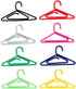 50pcs Creative Paper Clips, Hanger Shaped Colorful Paper Clips, Metal Wire Bookmark Marking Document Organizing Clip, Office Paperclips Small Bind...