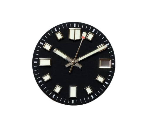 Stainless Steel C3 Green Luminous Watch Hand Fit for Seiko 6106 Tuna 007 nh35 nh36 Movement Watch (6105 Watch Hand)...