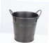 Food Container Small Containers Black Metal Ice Container for Bar Basket Mini Tinplate Bucket Portable Ice Bucket French Fry Bucket Dipping Sauce ...