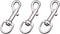 3 Pcs Swivel Snap Hooks Metal Dog Leash Clasp Spring Keychain Clip Swivel Pet Buckle Joints Trigger Clips for Linking Collar...