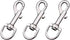 3 Pcs Swivel Snap Hooks Metal Dog Leash Clasp Spring Keychain Clip Swivel Pet Buckle Joints Trigger Clips for Linking Collar...