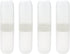 4 Pcs Portable Travel Toothbrush Case PP Plastic Toothbrush Storage Box Toothbrush Bucket Toothbrush Container (Translucent White)...