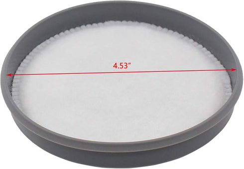 ApplianPar Pack of 2 Vacuum Filter with Brush Replacement for Eureka Airspeed EF-7 AS3001A, AS3008A, AS3011A, AS3030A Part # 091541...
