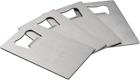 Saedy 4-Pack Credit Card Bottle Opener, Stainless Wallet Beer Opener...