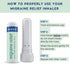 MOXE Migraine Relief Nasal Inhalers, Essential Oils for Headaches & Tension Relief, Portable Aromatherapy, Easy-to-Use, Pure & Undiluted, Peppermi...