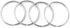 QWORK Key Ring, Set of 20, 2 Inch Large Open Key Ring - Sturdy Key Chain Ring for Keychain and Crafts...