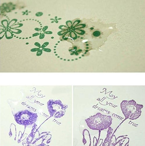 Craft Ink Pad Stamps Partner DIY Color,15 Color Craft Ink Pad for Stamps, Paper, Wood Fabric (Pack of 15)...