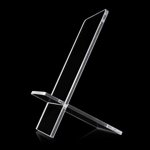 Teensery 1 Pack Clear Acrylic Cross Display Stand Easel Detachable Cell Phone Holder Rack for Retail Shop Tabletop...