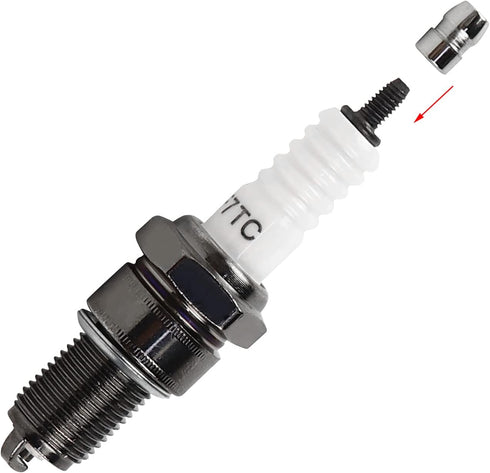 FLYPIG F7TC Standard Powersports Spark Plug For GCV160 GCV190 GX120 GX160 GX200 GX240 GX270 GX340 GX390 Generator Lawnmower Tractor Rototiller Wat...