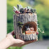 Cute Succulent Pots Pot Animal Bunny 4 inch Planter Planters Plants with Drainage Hole Tree Stump Pen Holder Garden for Air Plant Plants Indoor Ro...