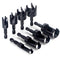 8Pcs Wood Plug Cutter, Carbon Steel Straight and Taper Claw Drill Bit Set Woodworking Hole Saw Cutting Tool 1/4" 3/8" 1/2" 5/8" (Metric 6mm 10mm 1...