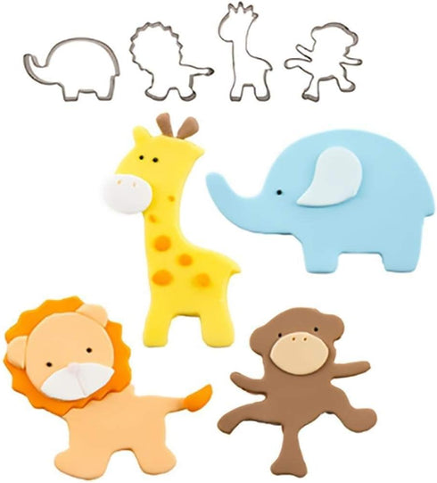 CUTIE CUPCAKE JUNGLE SET/4...
