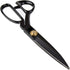 Fabric Scissors Sewing Black - 10 Inch Scissors Heavy Duty Professional Industrial Strength High Carbon Steel Shears Leather Paper Sewing Craft Ho...