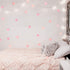 Pink Polka Dot Wall Decals 36pcs Watercolor Dots Wall Sticker for Kids, Baby Girls, Teens, and Nursery Room (6 Sheets) - Each Dot: 2.36 x 2.36 inc...