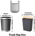 Small Black Trash Bags,Thicken Value 4 Gallon Trash Bag with Handle,100 Counts Small Garbage Bags Wastebasket Trash Can for Bathroom Bedroom Offic...