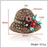 COLORFUL BLING Rhinestone Brooch Pins for Women Hat Jewelry Brooch Pins Durable and Useful...