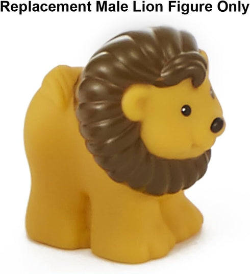 Replacement Part for Fisher-Price Little-People Noah's Ark Playset BMM06 - DKV14 - Replacement Male Lion Figure - Works with Other Sets Too - Chil...