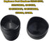 532104757 Rubber Wheel Axle Hub Caps Compatible with Husqvarna Huskee Poulan Crafstman Ryobi Roper Lawn Mower, Tractor, Snow Blower, Replaces 5321...