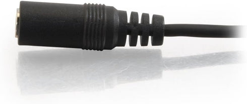 C2G Legrand 3.5mm Male to Female Cable, Stereo Audio Extension Cable, Black Auxillary Port Extension Cable, 5 Foot Audio Extension Cable, 1 Count,...