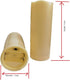 Outdoor Candles, 2 Flickering Waterproof flameless LED Pillar Candles(D: 3" x H: 7") with Remote 2/4/6/8 Timer. Plastic Resin Electric Decorative ...