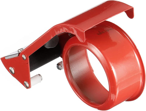 PATIKIL 2.5 Inch Packing Tape Dispenser, 2 Pack Industrial Heavy Tapes Cutter Holder Adjustable Box Sealer for Packaging Carton Sealing, Red...