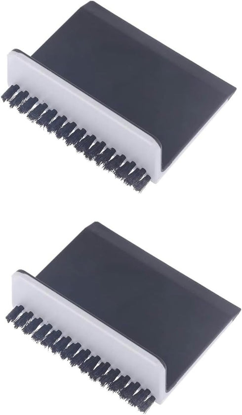 2 Pcs Black Kitchen Sink Squeegee Cleaner Countertop Brush Wiper Vegetable Cleaning Brush Wiper Home Kitchen Tool Accessories Fruit and Vegetable ...