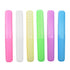4 Pieces Portable Plastic Toothbrush Case Container Storage for Travel...