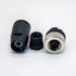 M12 Field Wireable Connector 4 Pin Straight Cable Mount Aviation Plug Waterproof IP67 Industrial Circular Sensor Connector (Female, D Code)...