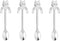 20PCS Stainless Steel Cute Mini Cat Spoon for Tea, Coffee, Dessert, Sugar, Ice Cream, etc (11.5cm/4.5inch)...