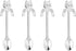20PCS Stainless Steel Cute Mini Cat Spoon for Tea, Coffee, Dessert, Sugar, Ice Cream, etc (11.5cm/4.5inch)...