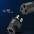 Straight Blade Plug, Extension Cord Ends ,Male Female Replacement Plug,3Wire Male Plug and Female Connector Straight Blade Plug , 15 Amp 125 Volt,...