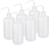 PATIKIL 500ml Wash Bottle, 6pcs Plastic Squeeze Bottle Narrow Mouth Bottle Watering Tools for Lab Cleaning Washing Irrigation Liquid Storage, Clea...