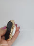 Black Agate Crystal Druzy Quartz Phone Grip - Adjustable Cell Phone Stand - Phone Gripper for Back of Phone and Tablets - Phone Grip Holder for Wa...