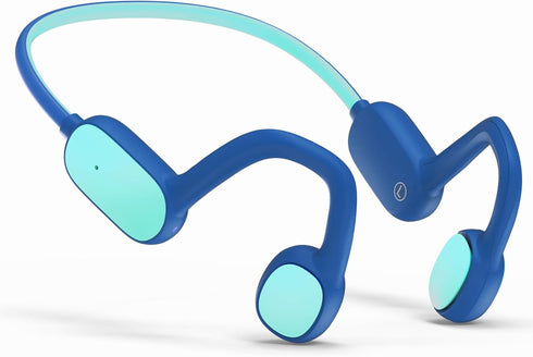 Kids Headphones, Bluetooth 5.2 Air Conduction Open Ear Headphones, 85dB Volume Limiting, Stereo Sound with Mic, IPX5 Waterproof, 20H Playtime, Per...