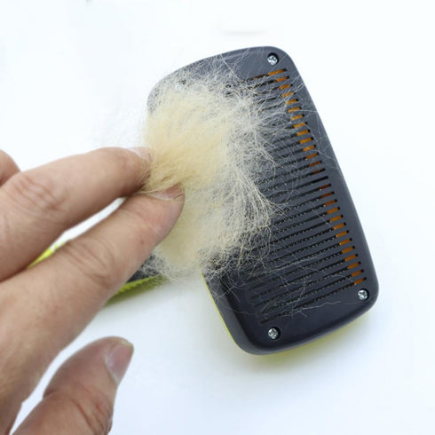 Self Cleaning Slicker Brush for Dogs Cats Brush for Shedding Grooming Brushes for Long Short Haired Pets (Purple)...