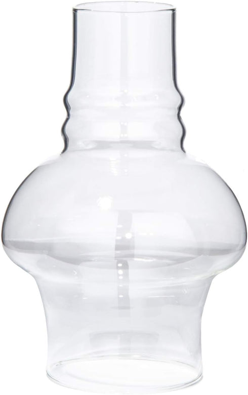 B&P Lamp Glass Hooded Chimney for Oil and Kerosene Lamps, 3 by 7 Inches, Clear...