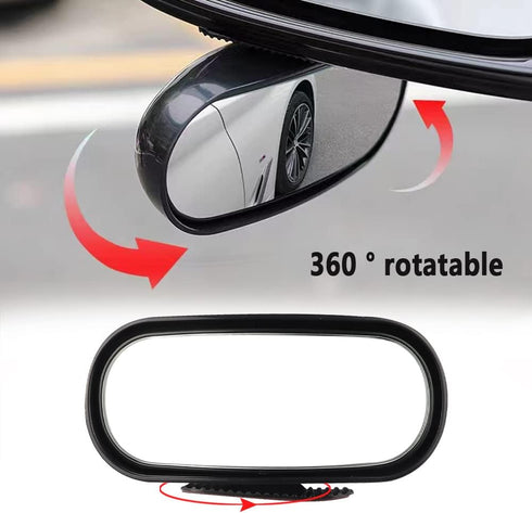 HD Blind Spot Car Mirror,Wide Angle Rearview Mirror with 360° Adjustment,Universal Car Essential Tool Fit For Car,Truck,SUV...