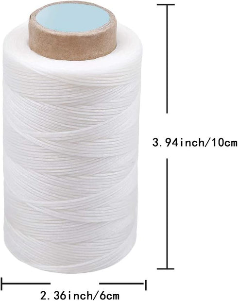 Colorful 284Yards Leather Sewing Waxed Thread-Practical Long Stitching Thread for Leather Craft DIY/Bookbinding/Shoe Repairing...